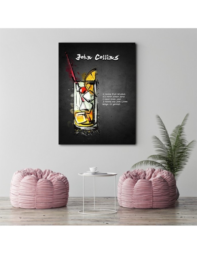 Obraz grafika na ścianę Koktajl John Collins Gab Fernando | FEEBY