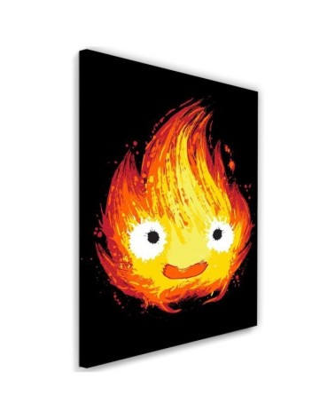 Children's room Canvas painting Fire abstraction Dr.Monekers | FEEBY