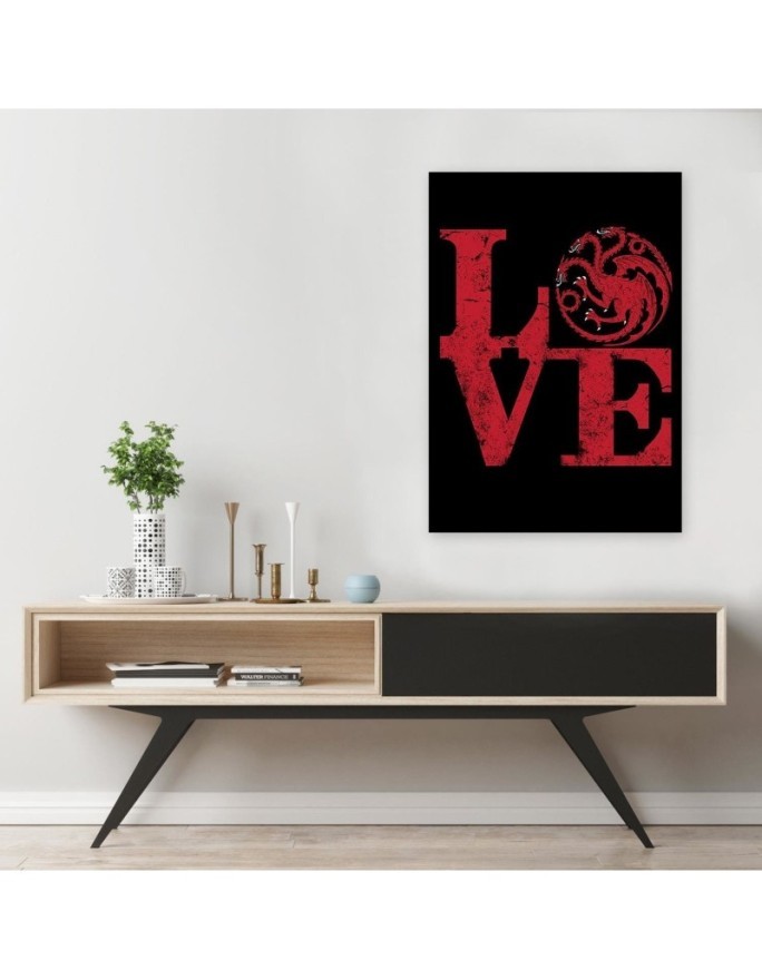 Love miłość- obraz typograficzny na ścianę Dr.Monekers | FEEBY