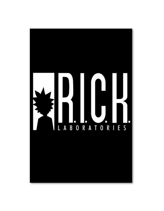 Obraz do pokoju nastolatka Laboratoria Rick| FEEBY