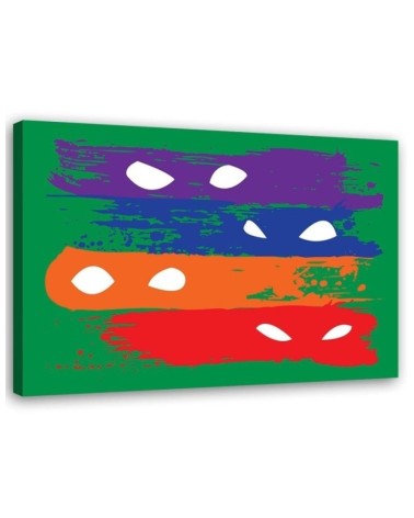 Paintings Canvas for boy's room Zorro masks colourful Dr.Monekers | FEEBY