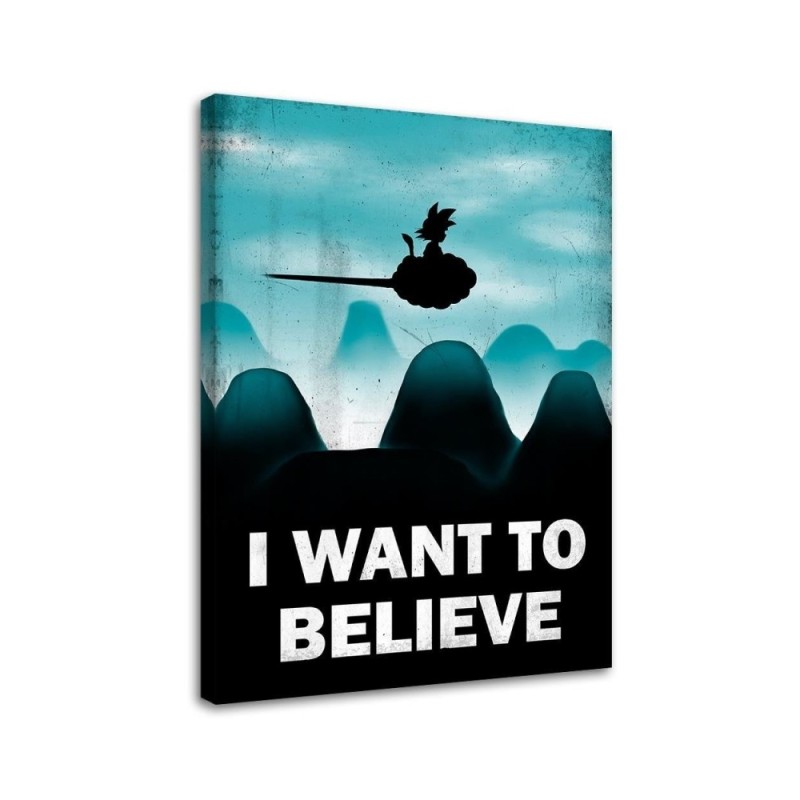 Obraz dekoracyjny dla nastolatków I Want To Believe DDJVigo | FEEBY
