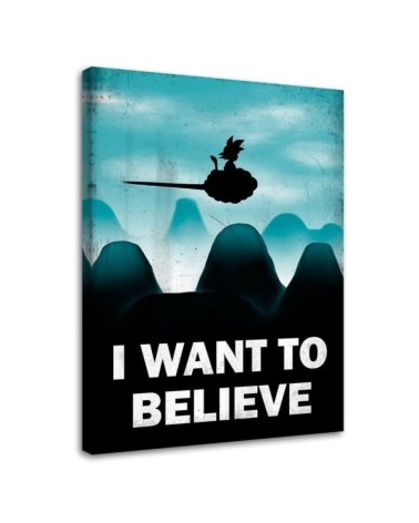 Decorative Canvas painting for teenagers I Want To Believe DDJVigo | FEEBY