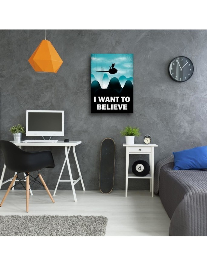 Obraz dekoracyjny dla nastolatków I Want To Believe DDJVigo | FEEBY
