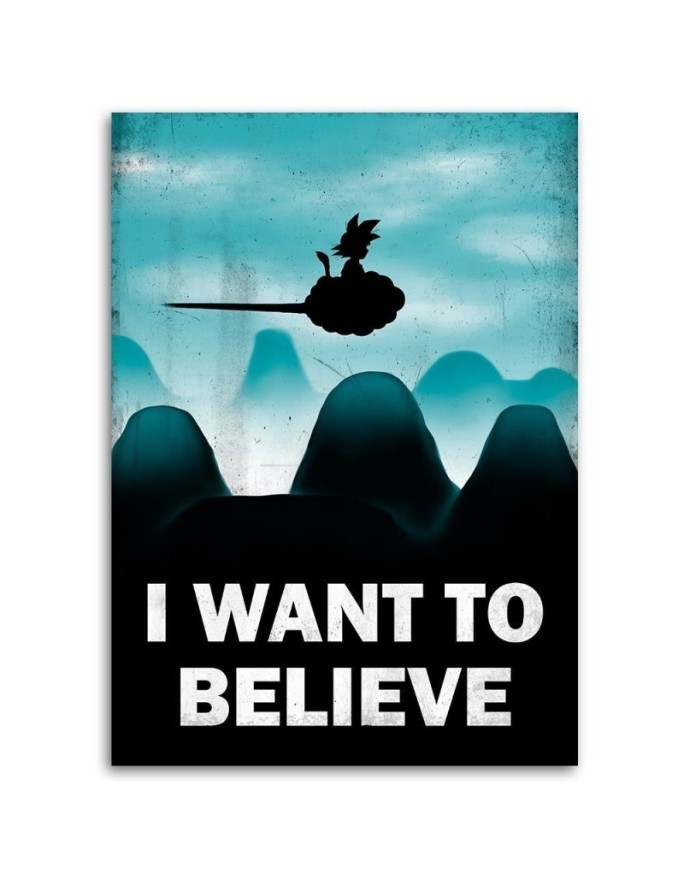 Obraz dekoracyjny dla nastolatków I Want To Believe DDJVigo | FEEBY