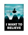Obraz dekoracyjny dla nastolatków I Want To Believe DDJVigo | FEEBY