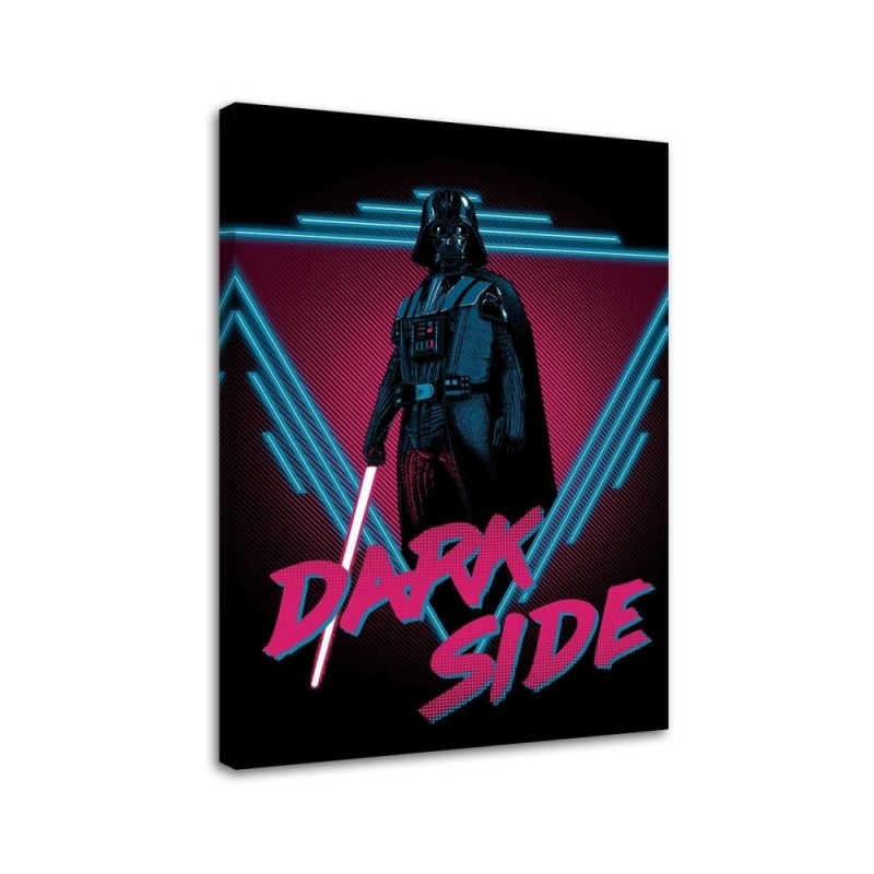 Obraz neon Dark Side - dla nsstolatków na ścianę do pokoju | FEEBY