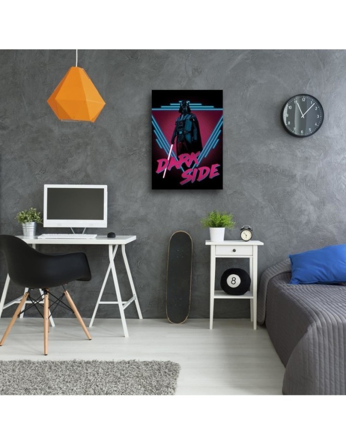Obraz neon Dark Side - dla nsstolatków na ścianę do pokoju | FEEBY