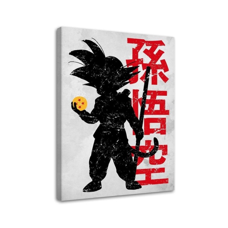 Canvas prints for children's room Little hero with ball in hand DDJVigo | FEEBY