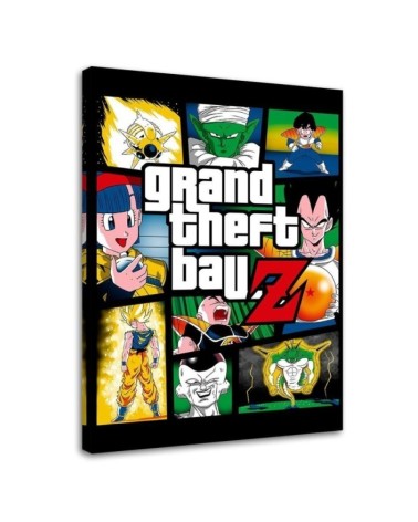 Picture on Canvas for a teenager's room Grand Theft Ball Z DDJVigo | FEEBY