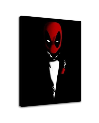 Canvas prints for teen room Deadpool in suit DDJVigo | FEEBY