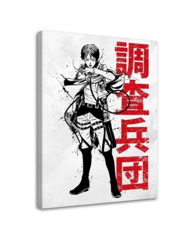 Canvas prints sumi-e - Anime Japanese Samurai DDJVigo | FEEBY