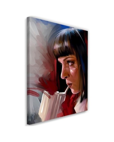 Obraz Uma Thurman Pulp Fiction na ścianę do salonu | FEEBY
