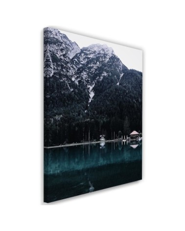 Wall painting for living room Mountains lake landscape Dmitry Belov | FEEBY