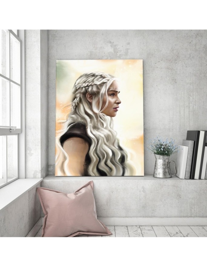Obraz do pokoju młodzieżowego Portret Daenerys Targaryen | FEEBY
