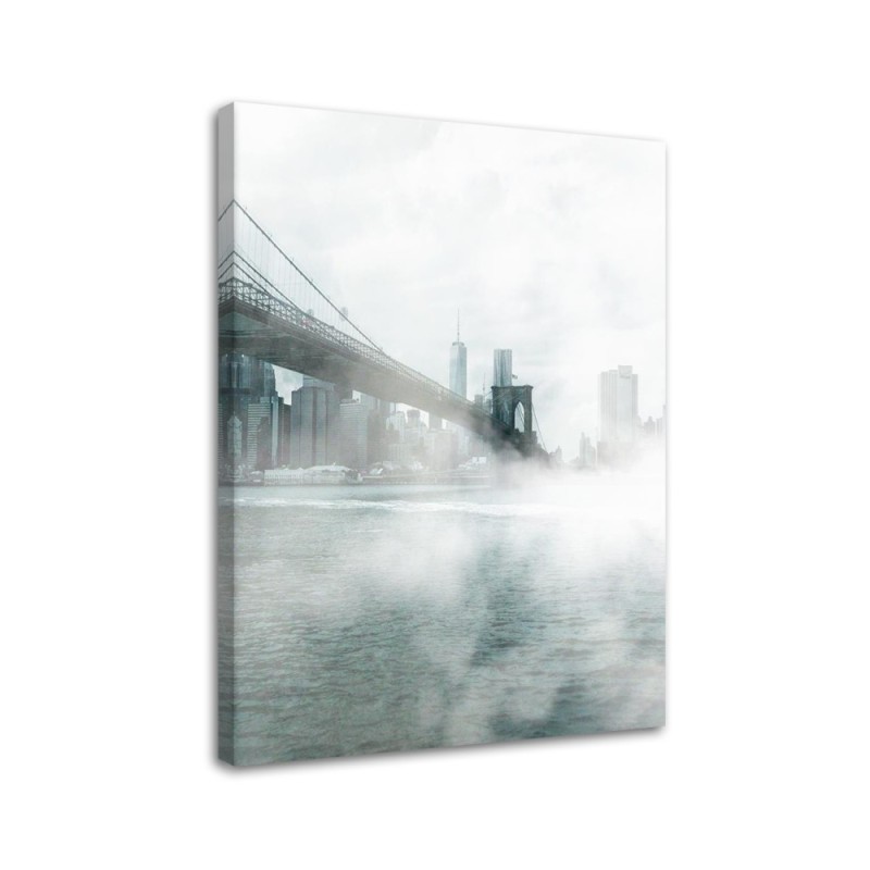 Obraz do salonu Brooklyn Bridge we mgle Dmitry Belov | FEEBY
