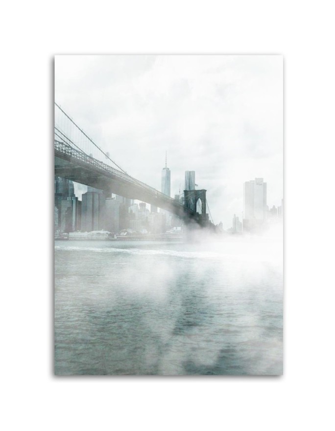 Obraz do salonu Brooklyn Bridge we mgle Dmitry Belov | FEEBY