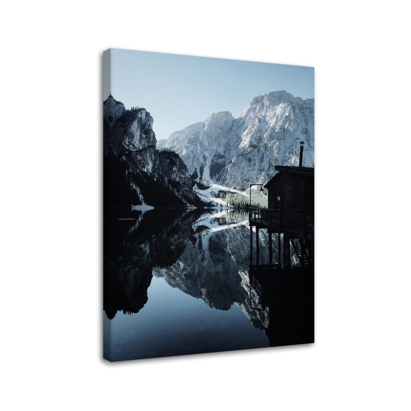 Obraz drukowany ścienny Pejzaż Lago de Braies Dmitry Belov | FEEBY
