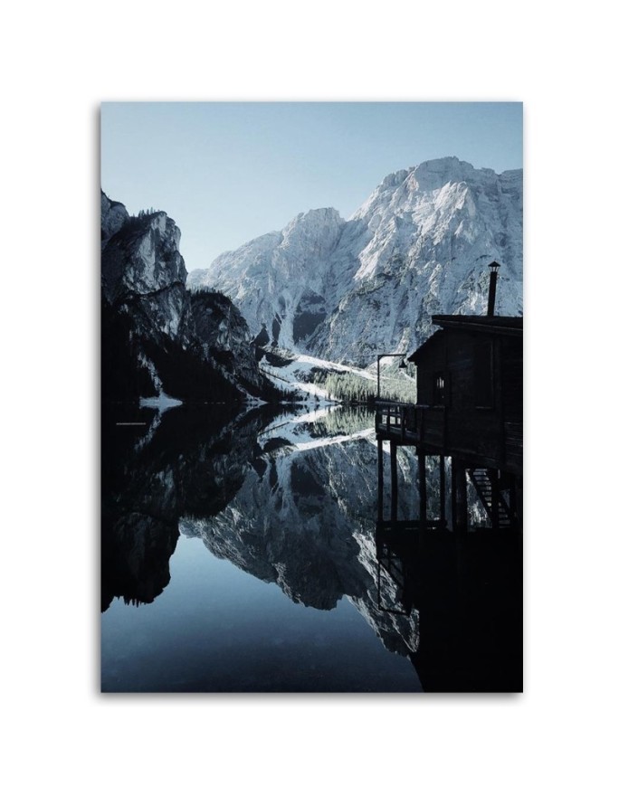 Obraz drukowany ścienny Pejzaż Lago de Braies Dmitry Belov | FEEBY