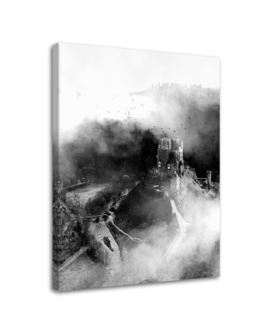 Wall art painting for living room Castle on the hill Dmitry Belov | FEEBY