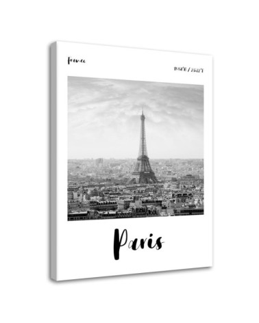 Paris - black and white painting for living room Dmitry Belov | FEEBY
