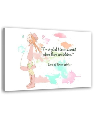 Kids room Pictures Quotation Anna from the green hill | FEEBY