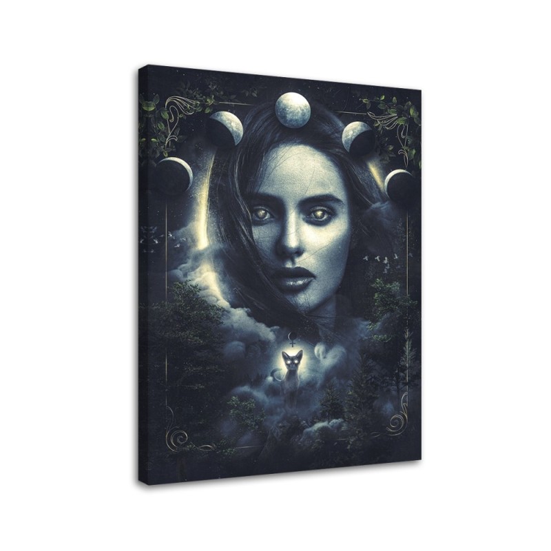 Digital art Canvas painting Goddess Lilith  Barrett Biggers | FEEBY