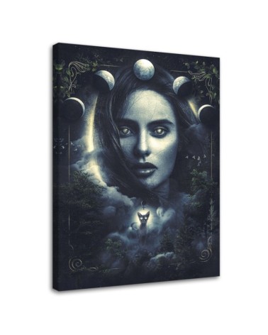 Digital art Canvas painting Goddess Lilith  Barrett Biggers | FEEBY