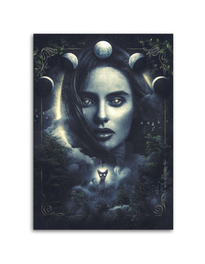 Digital art Canvas painting Goddess Lilith  Barrett Biggers | FEEBY