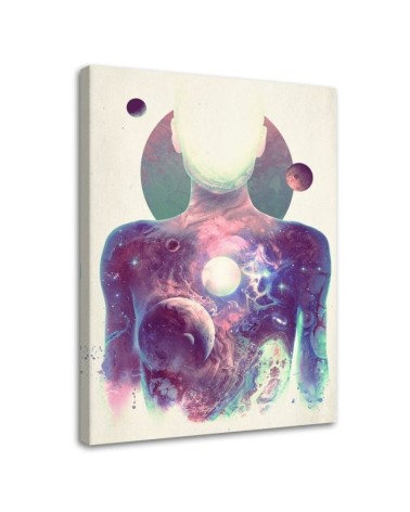 Canvas prints for teenager Cosmos abstract digital art | FEEBY