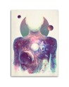 Canvas prints for teenager Cosmos abstract digital art | FEEBY