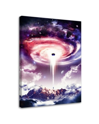 Teenage wall art painting Cosmos landscape Barrett Biggers | FEEBY