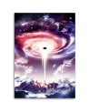 Teenage wall art painting Cosmos landscape Barrett Biggers | FEEBY