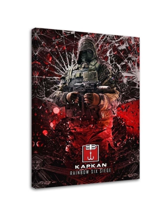 Obraz młodzieżowy na ścianę - Postać Rainbow six siege | FEEBY