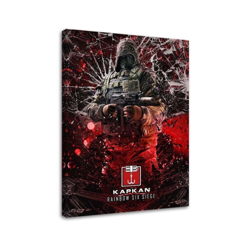 Obraz młodzieżowy na ścianę - Postać Rainbow six siege | FEEBY