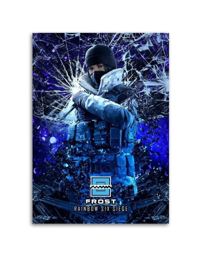 Obraz młodzieżowy na ścianę - Postać Rainbow six siege | FEEBY
