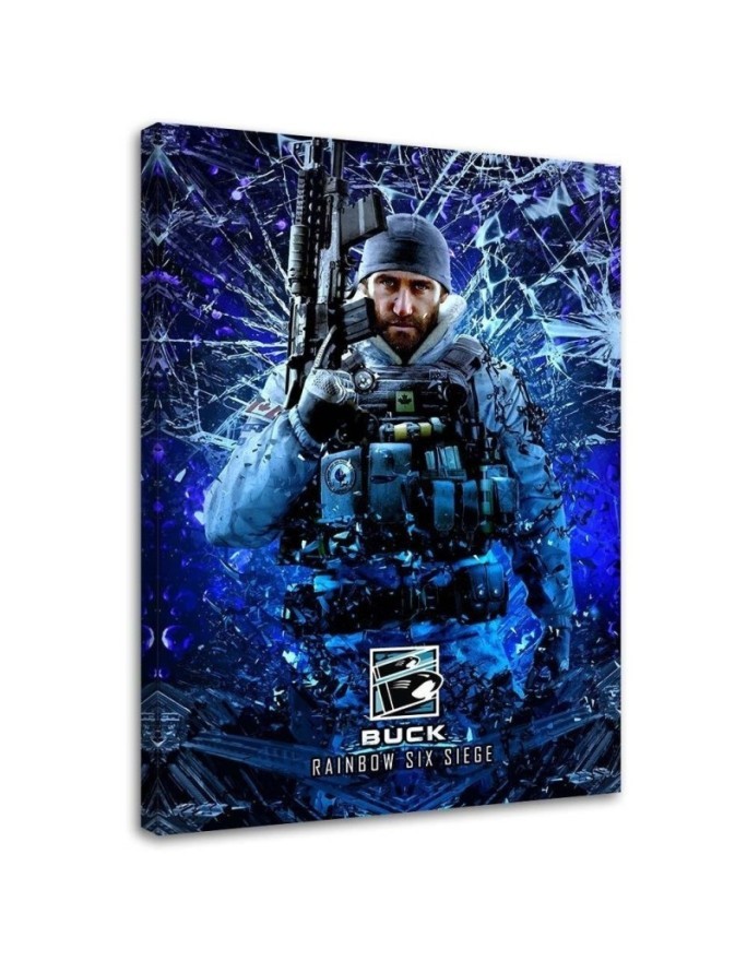 Obraz młodzieżowy na ścianę - Postać Rainbow six siege | FEEBY