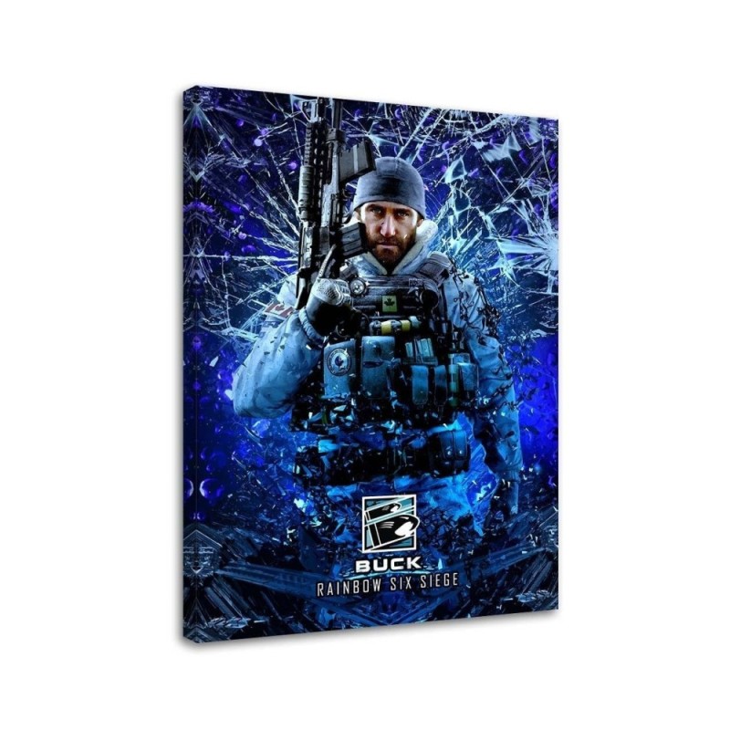 Obraz młodzieżowy na ścianę - Postać Rainbow six siege | FEEBY