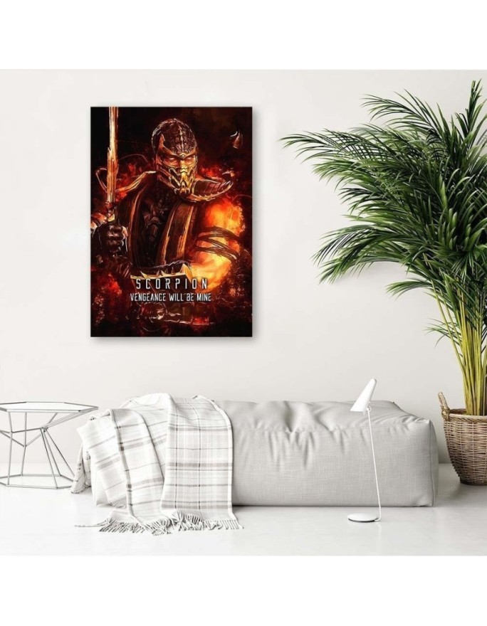 Obraz do pokoju nastolatka na ścianę Gra Mortal Kombat | FEEBY