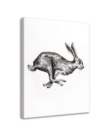 Hare - decorative Canvas painting for the wall to the room | FEEBY