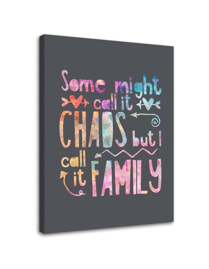 Obraz typograficzny na ścianę Kolorowy napis Andrea Haase | FEEBY