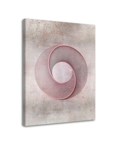 Wall art illustration painting - Pink wheel Andrea Haase | FEEBY
