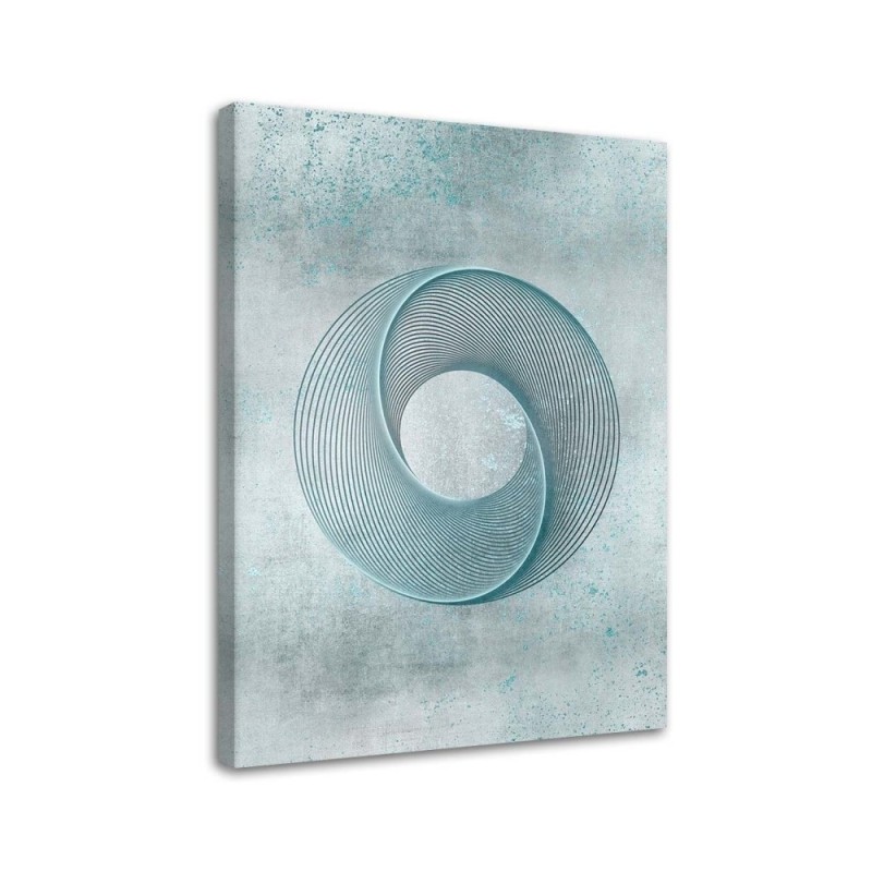 Canvas print - Blue wheel Andrea Haase | FEEBY