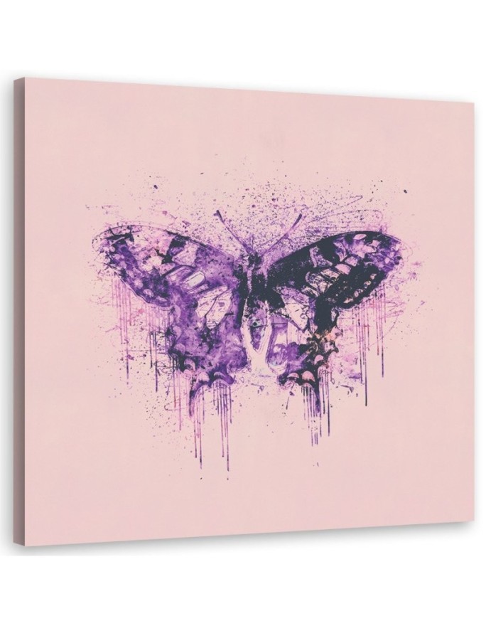 Obraz do salonu, jadalni -  Fioletowy motyl Andrea Haase