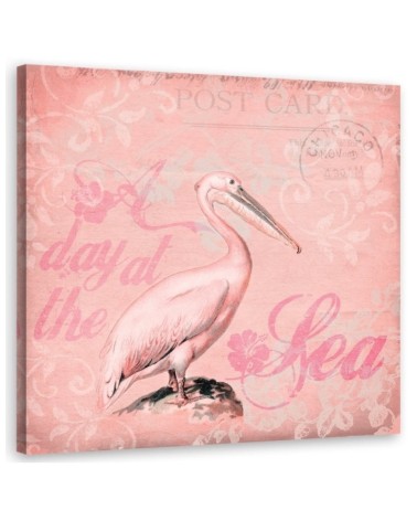 Modern Canvas painting for living room Pelican bird Andrea Haase | FEEBY