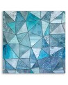 Obrazy spa łazienka - Turkusowe geometryczne wzory Andrea Haase