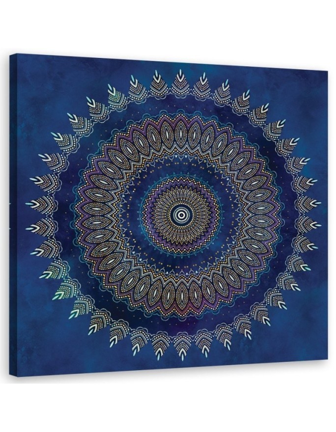 Obraz do sypialni na ścianę Niebieska mandala Andrea Haase