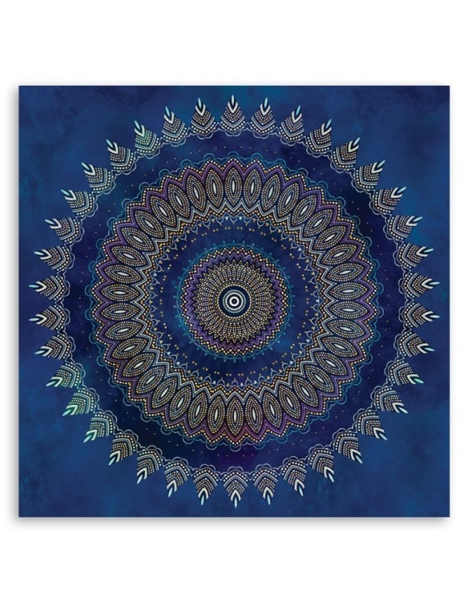 Obraz do sypialni na ścianę Niebieska mandala Andrea Haase