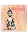 Obraz do spa -  Mały budda na pomarańczowym tle Andrea Haase