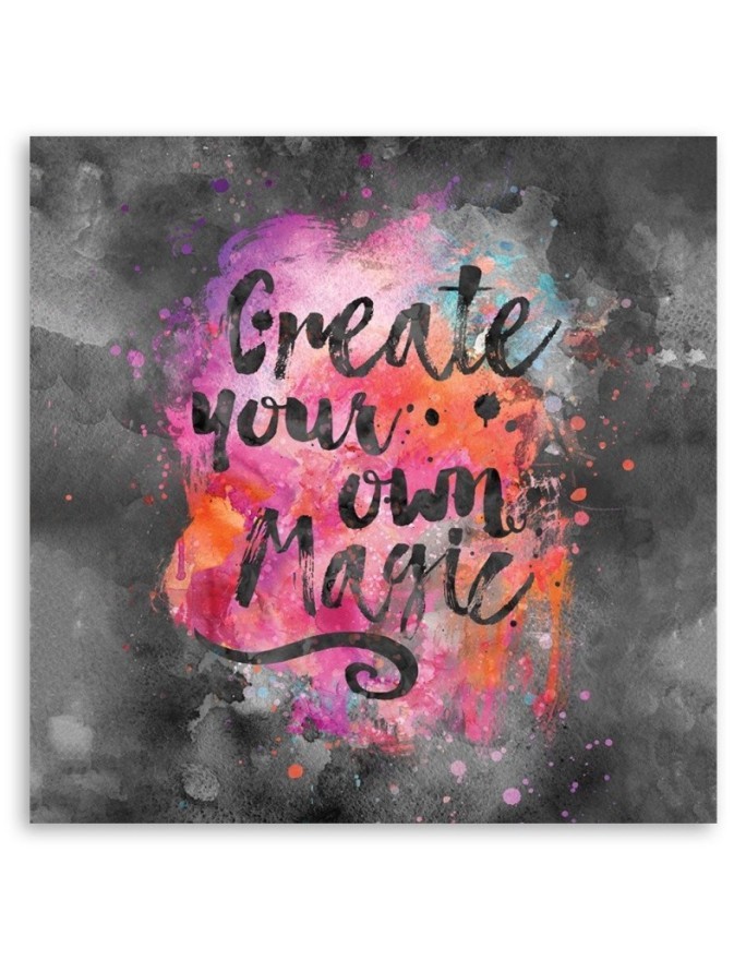 Obraz drukowany ścienny Napis Create your own magic Andrea Haase